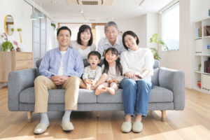 T-STYLE　50代　60代　快適リフォーム工事　家族写真