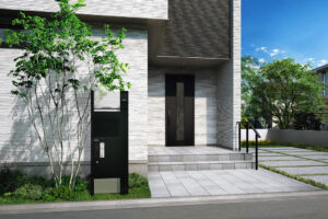 T-STYLE　50代・60代　快適リフォーム工事 手すり付き玄関